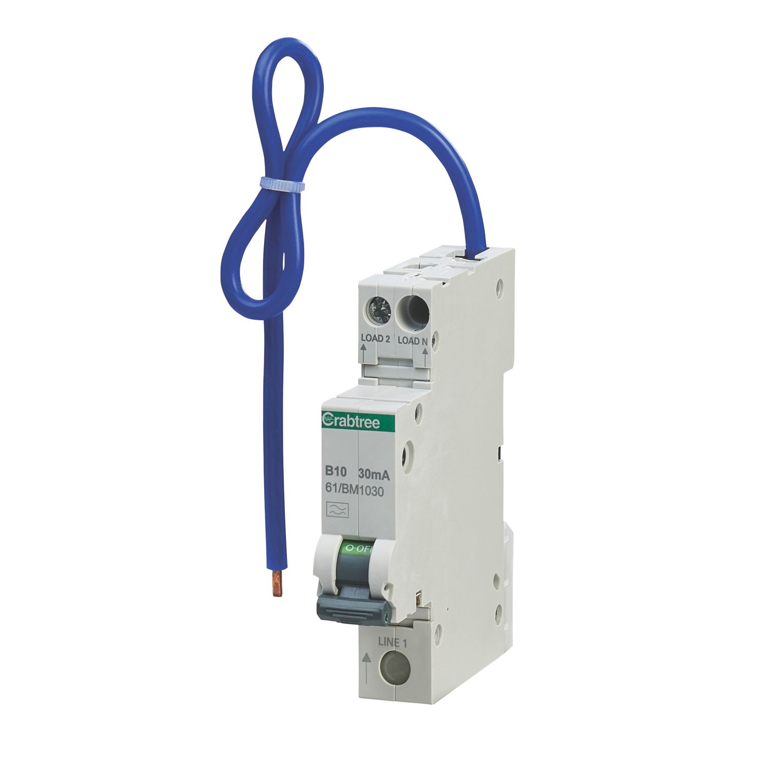 Crabtree Starbreaker 10A 30mA Type A SP & N B Curve Mini-RCBO (689HV)