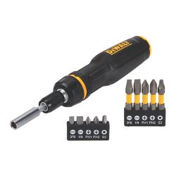 Refurb DEWALT DWHT68001-0 Ratchet MaxFit Telescopic Multi-Bit Screwdriver Set 11 Pieces