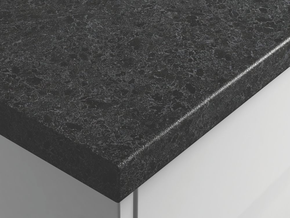 Wilsonart Midnight Granite Laminate Worktop 3000mm X 600mm X 38mm ...