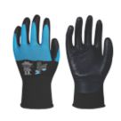 Wonder Grip WG-422 Bee-Smart Protective Work Gloves Blue / White X Large