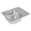 Carysil EA10 1 Bowl Stainless Steel Inset Kitchen Sink  577mm x 487mm