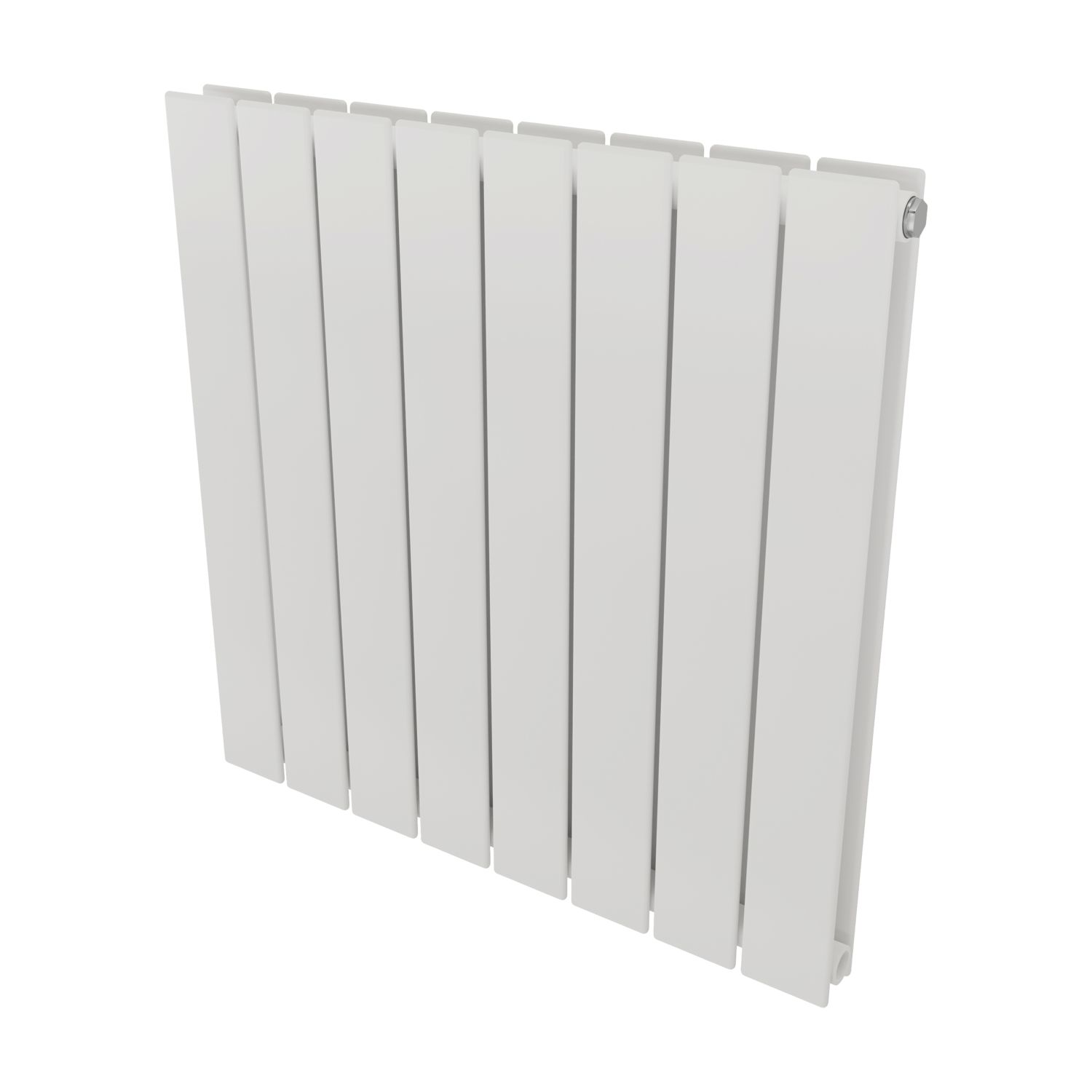 Ximax Oceanus 600mm x 595mm 1952BTU White Vertical Designer Radiator (689TP)