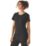 Regatta Ada Short Sleeve Womens Cotton Stretch T-Shirt Black Size 10