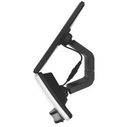 Luceco  Outdoor LED Solar-Powered Floodlight with Detachable Panel With PIR Sensor Black 1500lm