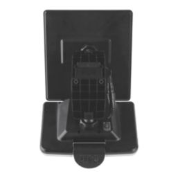 Luceco  Outdoor LED Solar-Powered Floodlight with Detachable Panel With PIR Sensor Black 1500lm