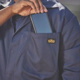 Site Teape  Coveralls Navy Large 52" Chest 31" L