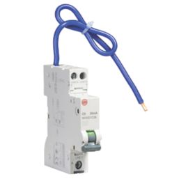 Wylex  6A 30mA Type A DP C Curve  Bidirectional Mini RCBO