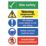 Essentials  "Site Safety" Boards 400mm x 300mm 25 Pack