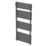 Flomasta Flat Bar 1600mm x 600mm 2917BTU Anthracite Vertical Designer Radiator