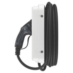 Masterplug  1 Port 7.4kW  Mode 3 Type 2 Plug Tethered Smart EV Charger with 5m Cable White