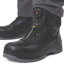 Site Convey Size 10  Black Waterproof  Safety Boots
