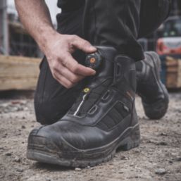 Site Convey Size 10  Black Waterproof  Safety Boots