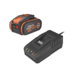 Worx WG633E Nitro BL Hydroshot  56bar 20V 1 x 4.0Ah Lithium PowerShare Brushless Cordless High Flow Portable Power Cleaner