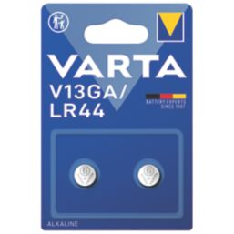 Varta LR44 1.5V Coin Cell Alkaline Battery 2 Pack