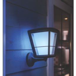 Philips Hue Econic Outdoor LED Smart Up Wall Light Black 15W 1140lm