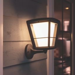 Philips Hue Econic Outdoor LED Smart Up Wall Light Black 15W 1140lm