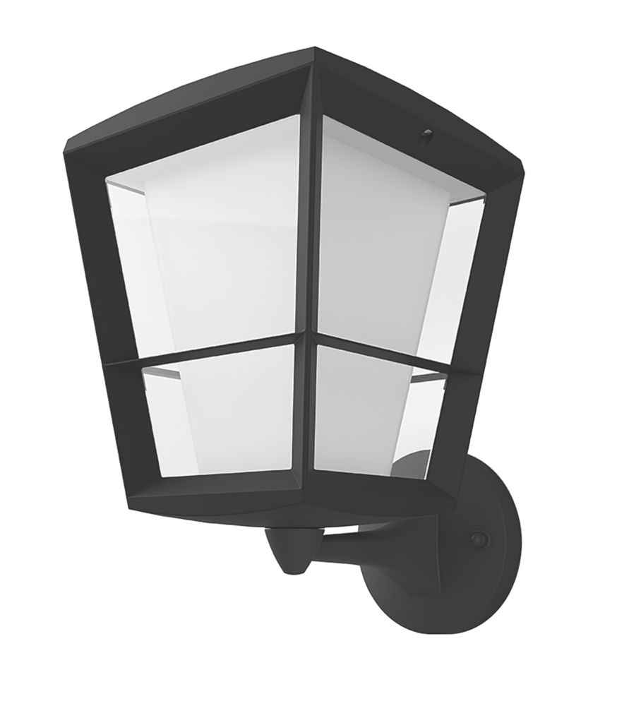 Philips Hue Econic Outdoor LED Smart Up Wall Light Black 15W 1140lm