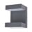 Lutec Twisto Outdoor LED Wall Light Dark Grey 13W 1000lm