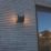 Lutec Twisto Outdoor LED Wall Light Dark Grey 13W 1000lm