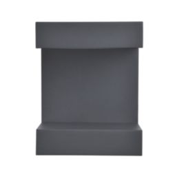 Lutec Twisto Outdoor LED Wall Light Dark Grey 13W 1000lm