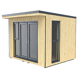 Forest Xtend+ 10' x 8' (Nominal) Pent Insulated Garden Office with Base & Assembly
