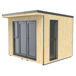 Forest Xtend+ 9 ' 6" x 8' (Nominal) Pent Insulated Garden Office with Base & Assembly