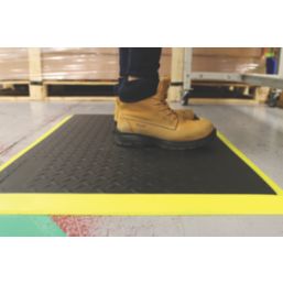 COBA COBAelite Diamond Anti-Fatigue Floor Mat Black 1.2m x 0.9m x 18mm