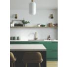 Splashwall  White Crackle Tile Alloy Splashback 2440mm x 750mm x 4mm