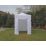 Mini Marquees  6' 6" x 6' 6" (Nominal) Hip Fabric Gazebo White