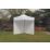 Mini Marquees  6' 6" x 6' 6" (Nominal) Hip Fabric Gazebo White