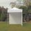 Mini Marquees  6' 6" x 6' 6" (Nominal) Hip Fabric Gazebo White
