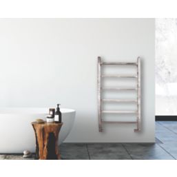 Towelrads 800mm x 500mm 573BTU Stainless Steel Flat Designer Towel Radiator