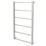 Towelrads 800mm x 500mm 573BTU Stainless Steel Flat Designer Towel Radiator