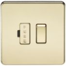 Knightsbridge  13A Switched Fused Spur  Polished Brass