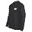CAT Trademark Banner Long Sleeve T-Shirt Black Small 36-38" Chest