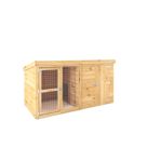 Mercia Berkshire 7' 6" x 3' 6" (Nominal) Pent Shiplap T&G Timber Dog Kennel
