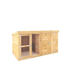 Mercia Berkshire 7' 6" x 3' 6" (Nominal) Pent Shiplap T&G Timber Dog Kennel