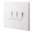 British General 900 Series 10AX 3-Gang 2-Way Light Switch  White