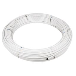 JG Speedfit 15BPEX-100C Push-Fit PE-X Barrier Pipe 15mm x 100m White