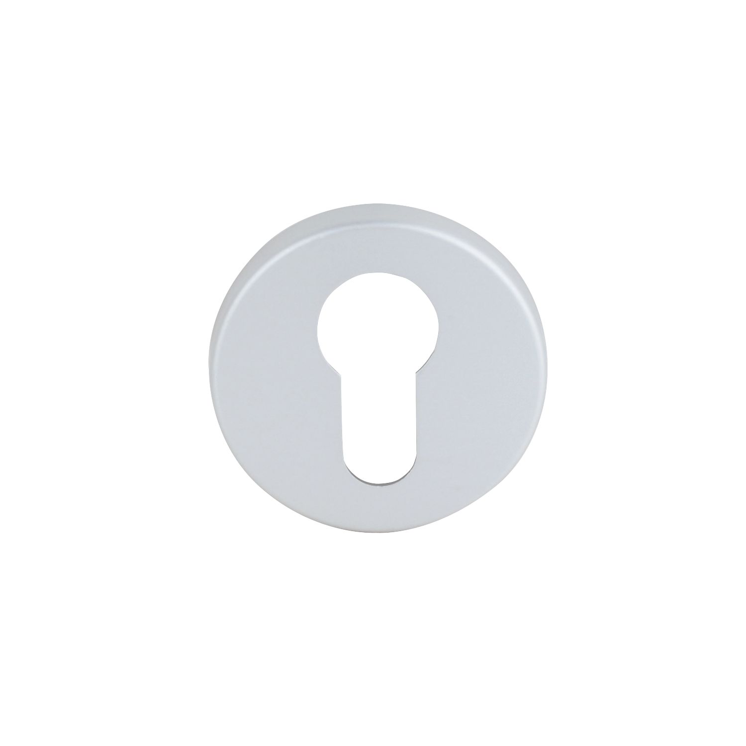 Smith & Locke Fire Rated Euro Escutcheon (Pair) Satin Aluminium 50mm (6917J)