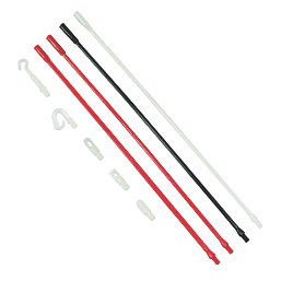 Super Rod  28mm Mixed Cable Routing Rod Set 1.32m 9 Pack