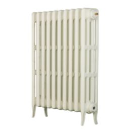 Arroll 760mm x 874mm 4340BTU White Cast Iron 4 Column Radiator