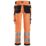 Snickers 6243 Hi-Vis Work Trousers Orange 38" W 32" L