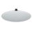 Refurb Swirl Slimline Adjustable Round Shower Head Chrome 300mm
