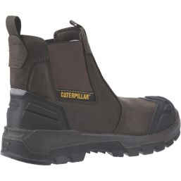 CAT  Size 11  Brown Waterproof Steel Toe Cap Safety Boots