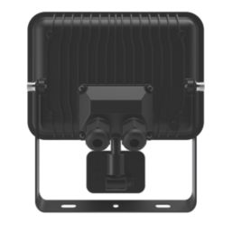 Brackenheath iSpot G3 Frameless Indoor & Outdoor LED Floodlight With PIR Sensor Black 50W 5500lm