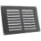 Map Vent Fixed Louvre  Vent Matt Anthracite 229mm x 152mm