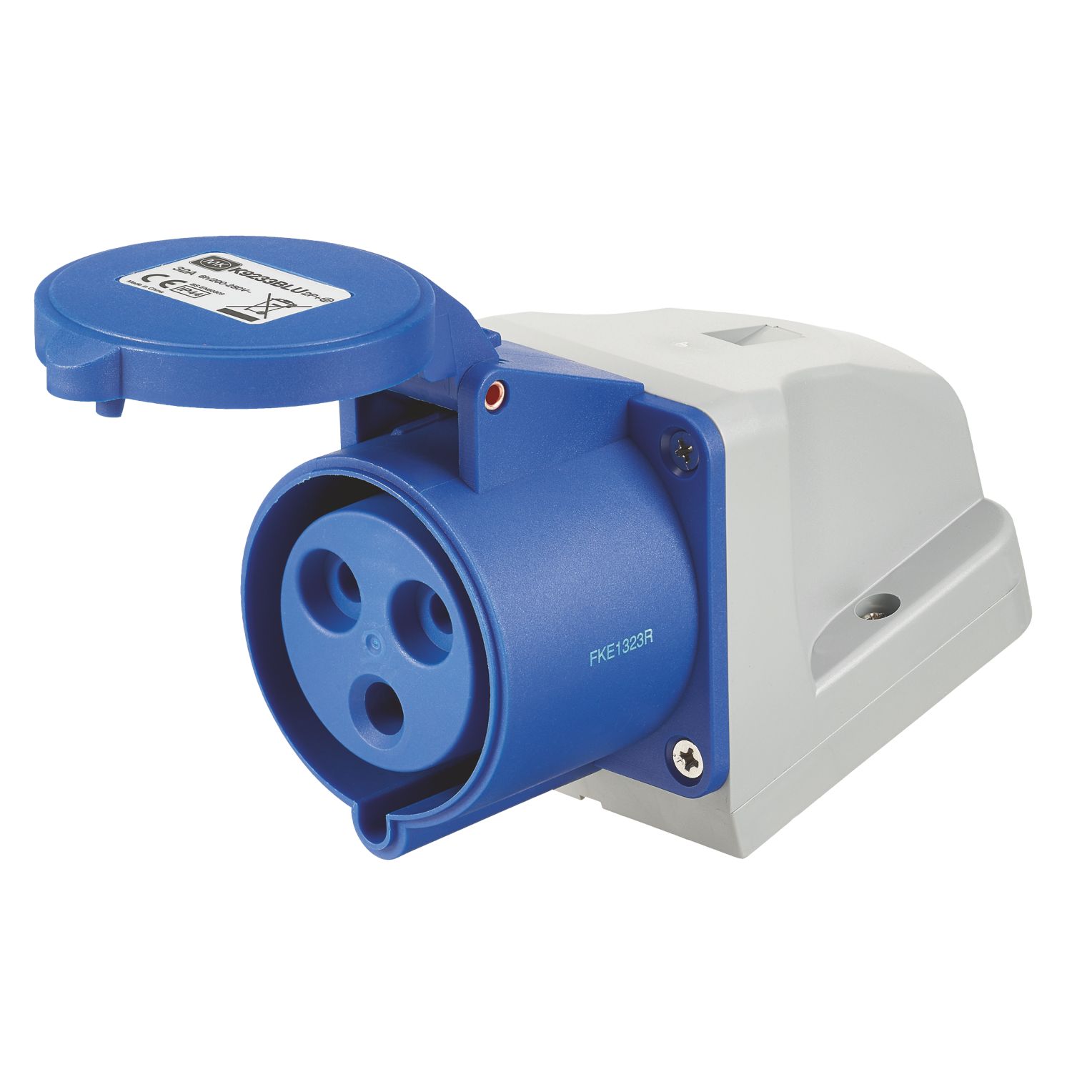 MK 32A 2P+E Surface Outlet 200-250V (691JR)