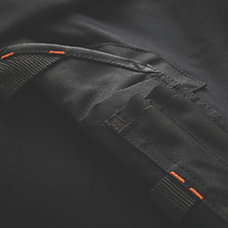 Scruffs Pro Flex Plus Work Trousers Black 30" W 34" L