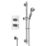 Bristan 1901 Rear-Fed Concealed Chrome Thermostatic Mixer Shower